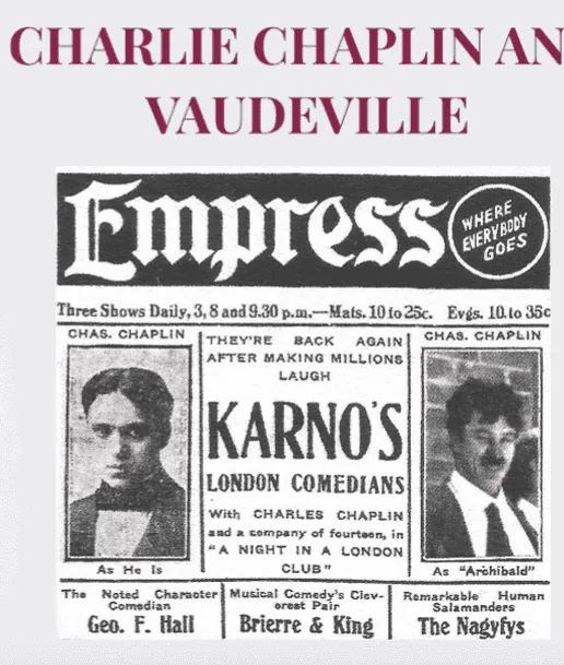 Fred Karno newspaper listing