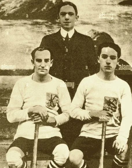 Fred Karno roller hockey team, 1912